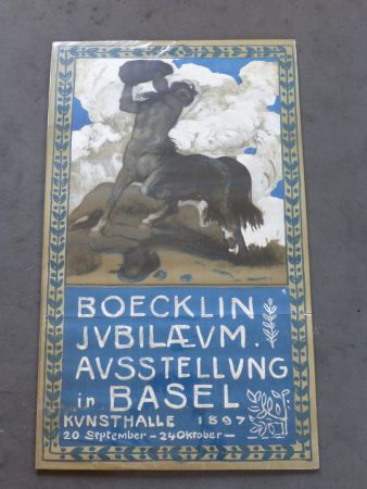 Poster Boecklin - Le centaure ,musée de Bâle 