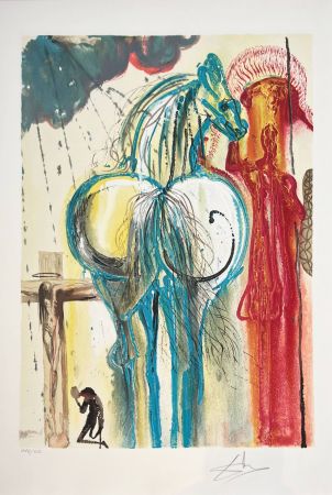 Lithograph Dali - Le centurion