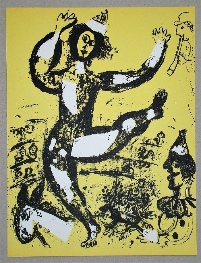 Lithograph Chagall - Le Cirque