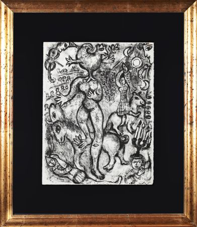 Lithograph Chagall - Le Cirque