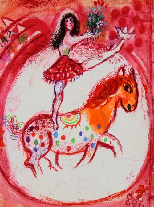 Offset Chagall - Le Cirque D'Izis L'Ecuyere