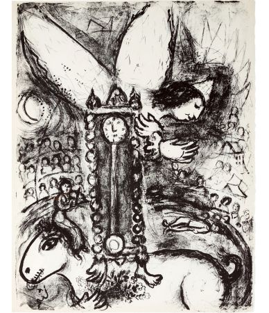 No Technical Chagall - LE CIRQUE : Lithographie originale (Tériade, Paris 1967)