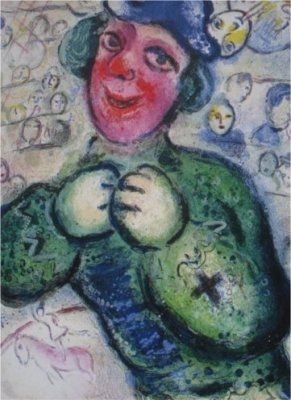 Lithograph Chagall - Le Cirque, planche 16