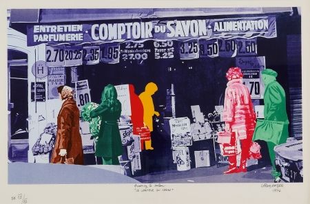 Screenprint Fromanger - Le Comptoir du Savon 