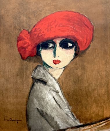 Lithograph Van Dongen -  Le Coquelicot