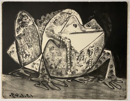 Lithograph Picasso - Le Crapaud (The Toad)