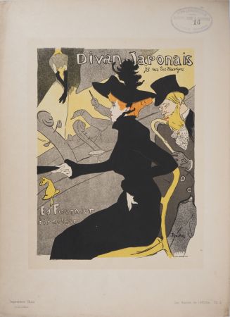 Lithograph Toulouse-Lautrec - Le Divan Japonais