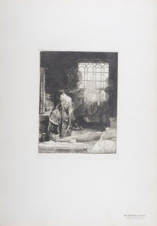 Rotogravure Rembrandt - Le Docteur Faustus