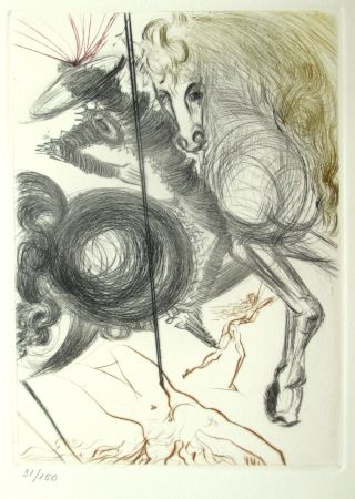 Drypoint Dali - Le Décameron.L'enfer des beautés cruelles.The Hell of the cruel Beauties