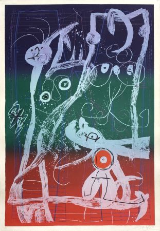 Lithograph Miró - Le délire du couturier