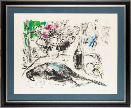 Lithograph Chagall - Le Faisan