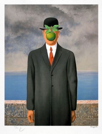Lithograph Magritte - Le fils de l'homme