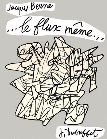 Screenprint Dubuffet - Le Flux meme