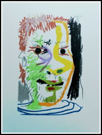 Lithograph Picasso - LE GOUT DU BONHEUR - Planche N°21