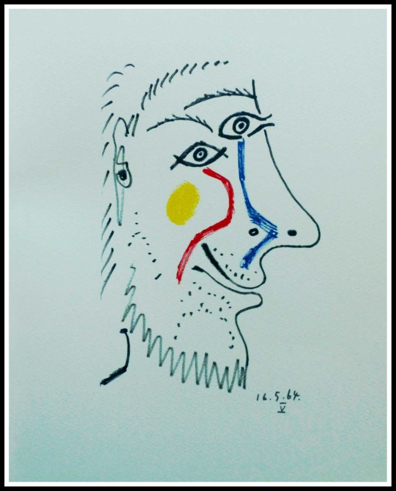 Lithograph Picasso - LE GOUT DU BONHEUR - Planche N°9