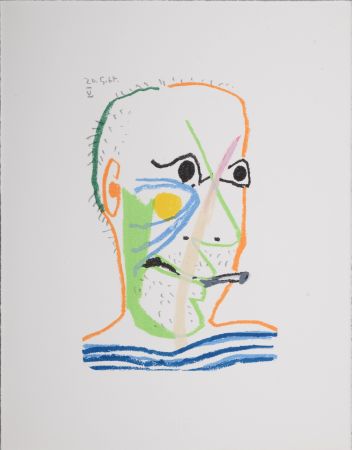 Lithograph Picasso (After) - Le Goût du Bonheur (J), 1970