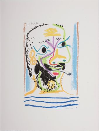 Lithograph Picasso (After) - Le Goût du Bonheur (P), 1970
