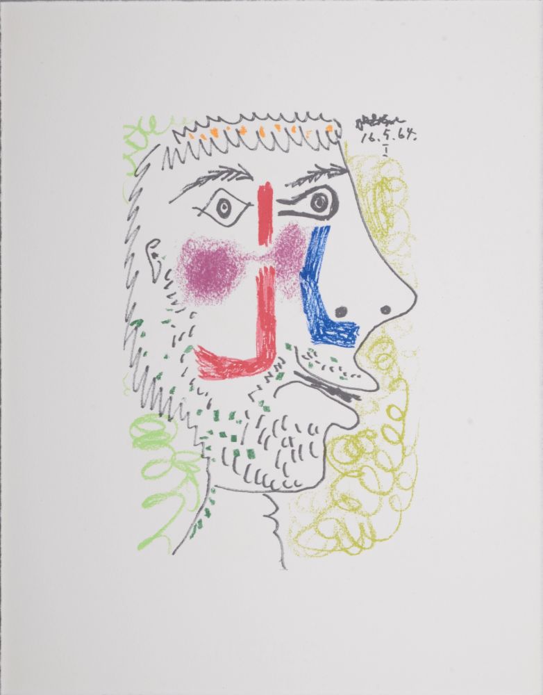Lithograph Picasso (After) - Le Goût du Bonheur (V), 1970