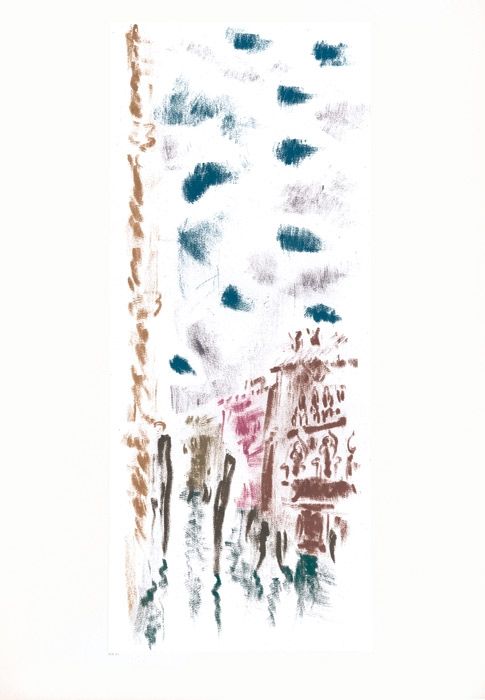 Lithograph Masson - Le Grand Canal (Voyage à Venise)