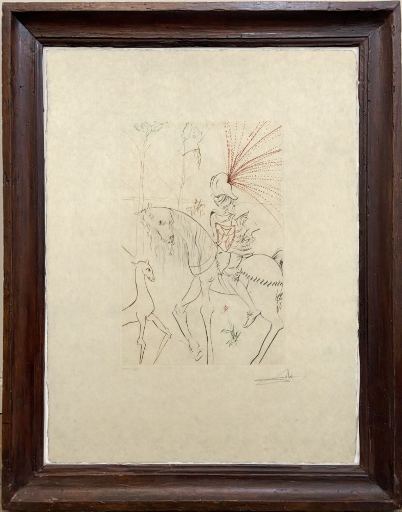 Drypoint Dali - Le gué du sang (The bloody ford)