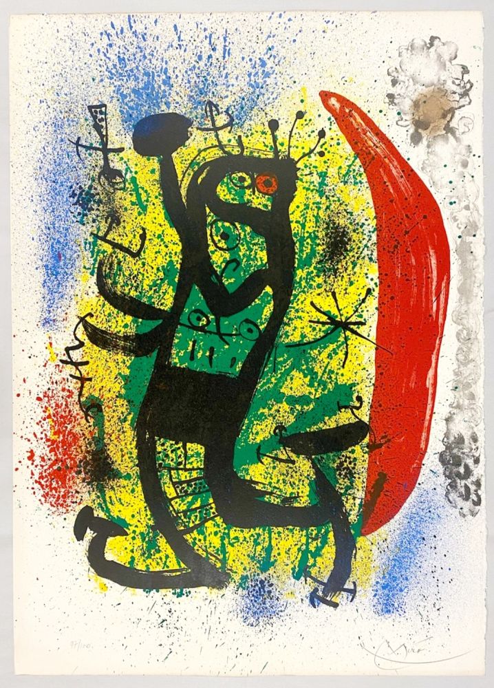 Lithograph Miró - Le Homard