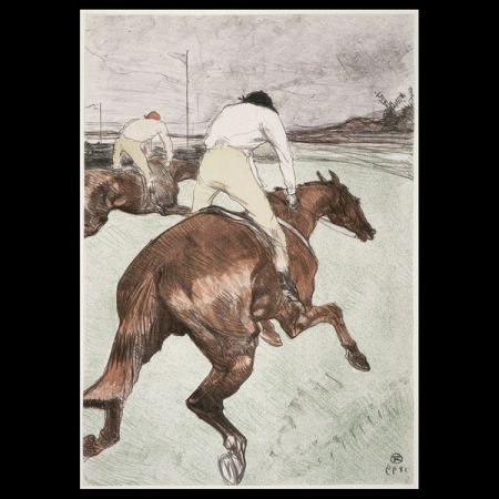 Lithograph Toulouse-Lautrec - Le jockey