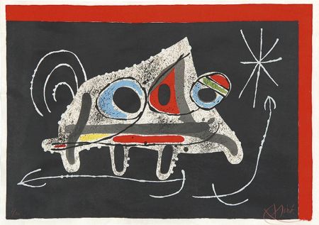 Lithograph Miró - Le Lézard aux Plumes d'Or cover