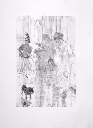 Lithograph Toulouse-Lautrec - Le Marchand de marrons, 1925