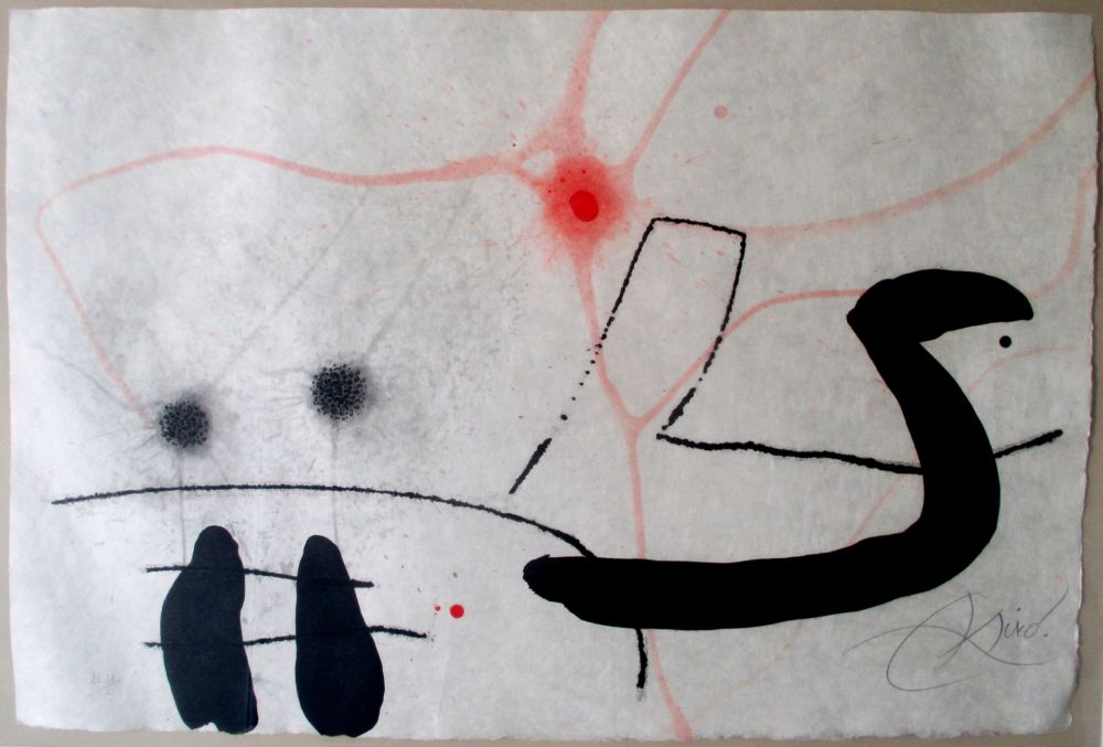 Aquatint Miró - Le Marteau sans maitre