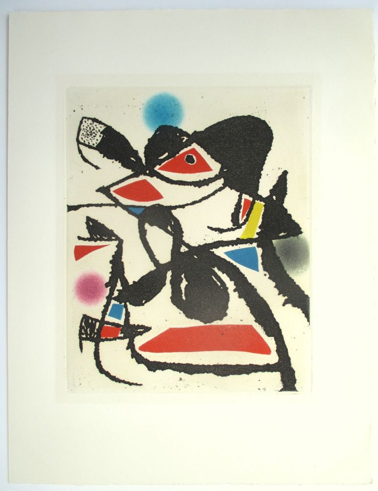 Etching And Aquatint Miró - Le Marteau sans Maitre