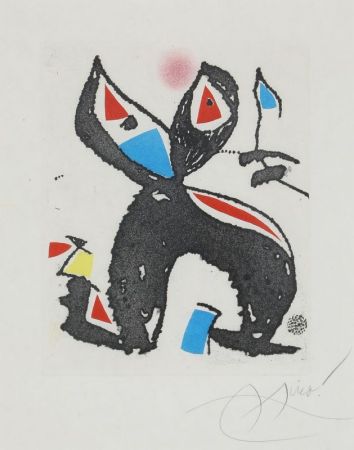 Etching And Aquatint Miró - Le marteau sans maître 