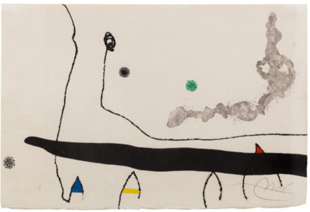 Etching And Aquatint Miró - Le Marteau sans maître: one plate