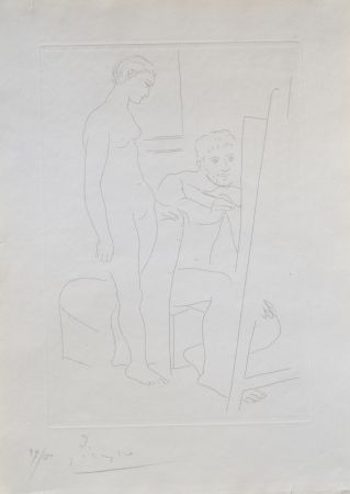 Etching Picasso - Le Modele Nu (B78)
