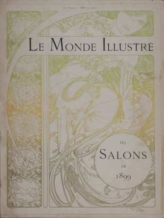 Lithograph Mucha - Le Monde Illustré, 1899