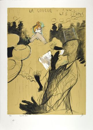 Lithograph Toulouse-Lautrec - LE MOULIN ROUGE : La Goulue & Valentin le désossé, 1891