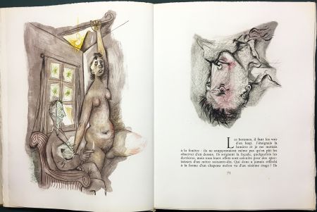 Illustrated Book Prassinos - LE MUR (Jean-Paul Sartre). 1945-1946.