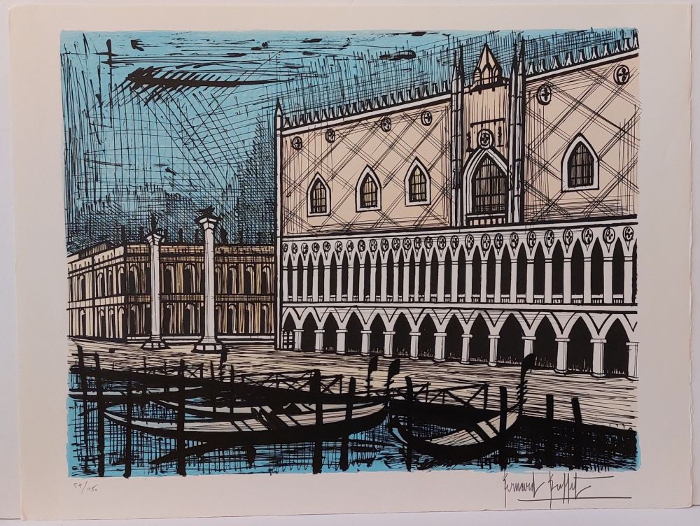 Lithograph Buffet - Le Palais des Doges 