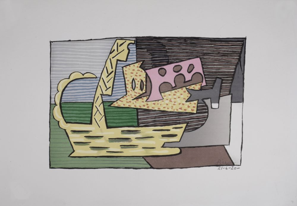 Lithograph Picasso (After) - Le Panier, 1946