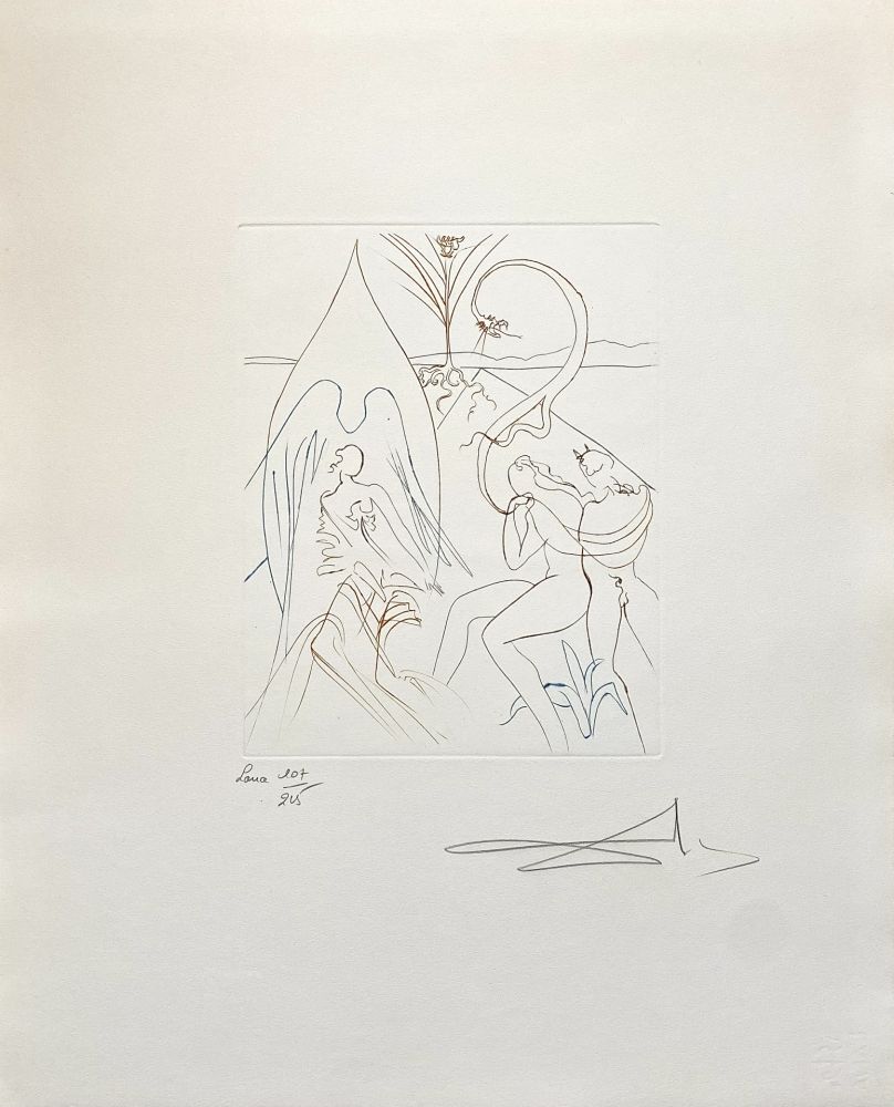 Drypoint Dali - Le Paradis perdu, l`arbre de vie