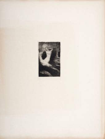Etching Redon - Le Passage d'une âme, 1922