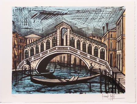 Lithograph Buffet - Le Pont du Rialto 