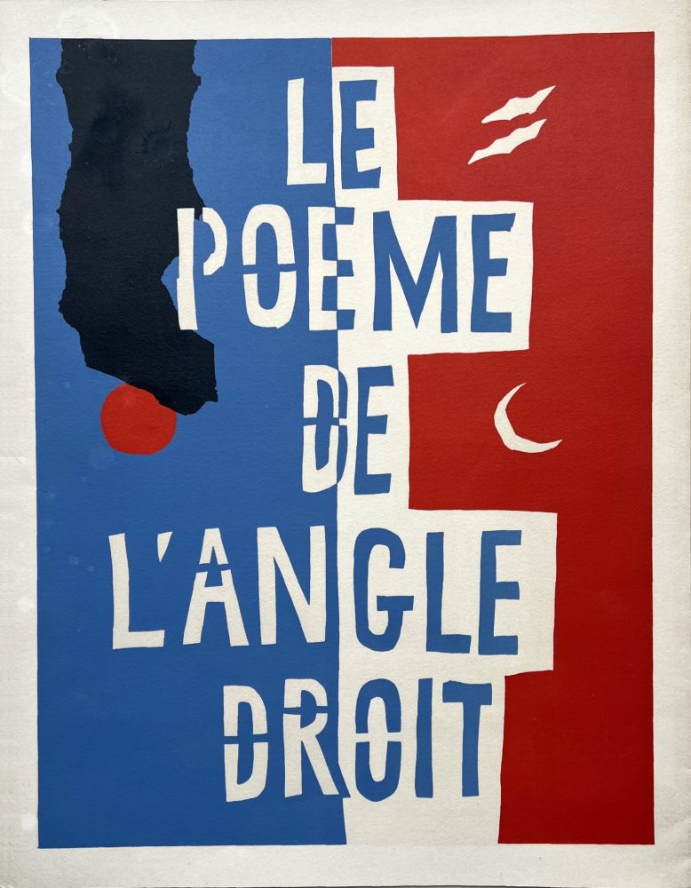 Lithograph Le Corbusier - LE POÈME DE L'ANGLE DROIT. Couverture (Paris 1955)