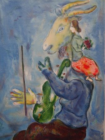Lithograph Chagall - Le Printemps