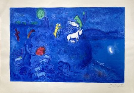 Lithograph Chagall - LE PRINTEMPS. Épreuve signée (Daphnis & Chloé - 1961)