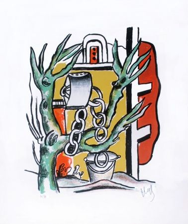 Lithograph Leger - Le Puits (The Well)