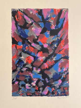 Lithograph Manessier - Le Ravin 