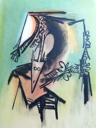 Lithograph Lam - Le Regard Vertical - 