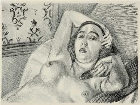 Lithograph Matisse - Le Repos du Modele