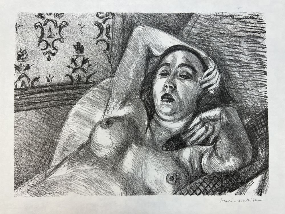 Lithograph Matisse - Le repos du modele ( Duthuit 416 )