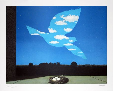 Lithograph Magritte - Le Retour